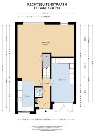 Floorplan - Rechtsbuitenstraat 6, 1433 DS Kudelstaart